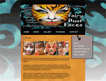 Tablet Screenshot of fairydustfaces.com